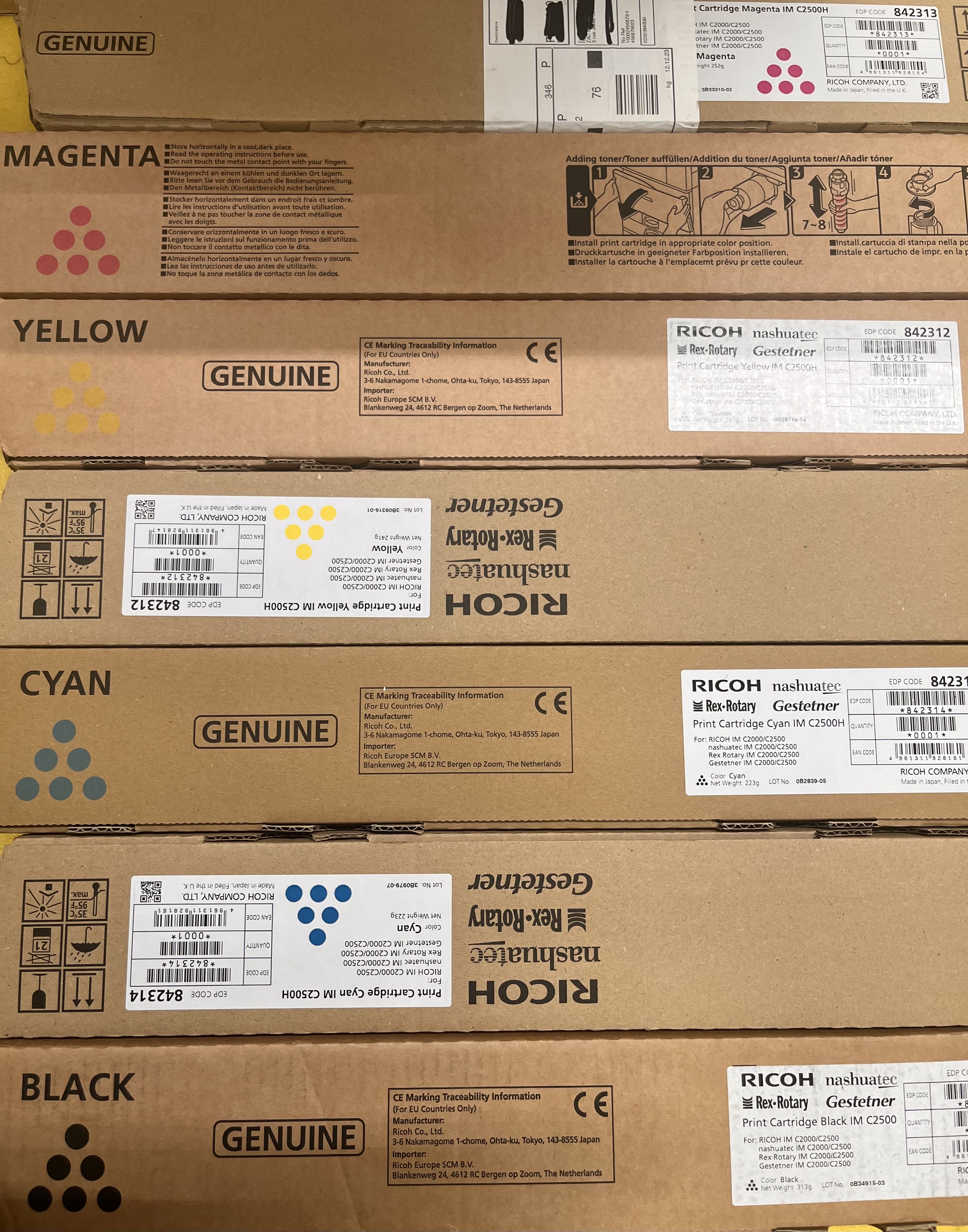 Photo : TONER RICOH IM2000-2500